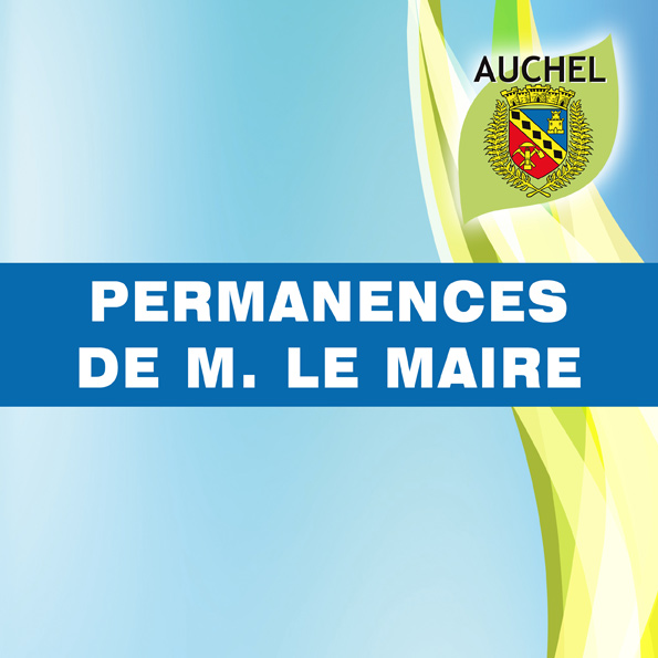 PERMANENCES DE MONSIEUR LE MAIRE