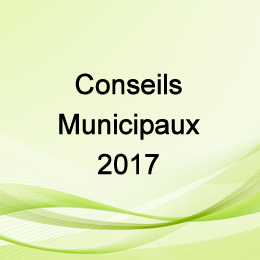 CONSEILS MUNICIPAUX 2017