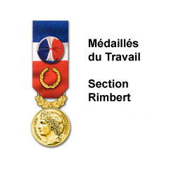 MEDAILLES DU TRAVAIL SECTION RIMBERT