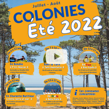 Colonies d’été 2022