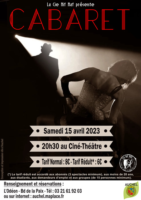 SAISON CULTURELLE : CABARET