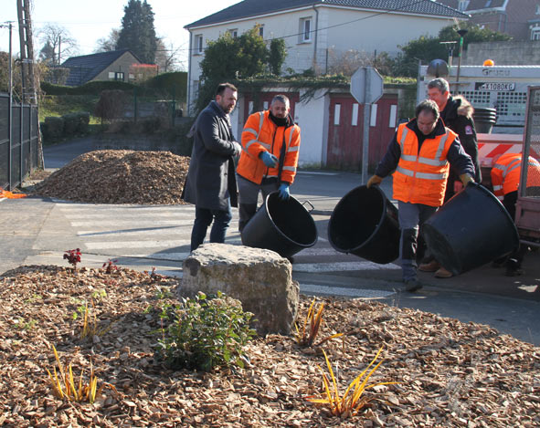 Plantation et paillage