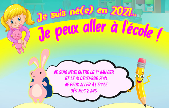 J’ai 2 ans… je vais à l’école