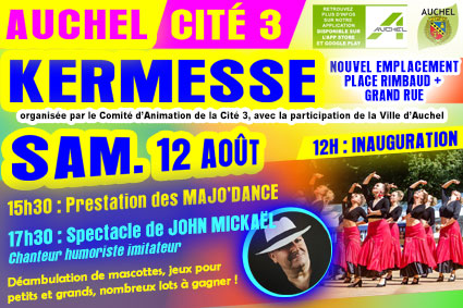 INAUGURATION DE LA KERMESSE