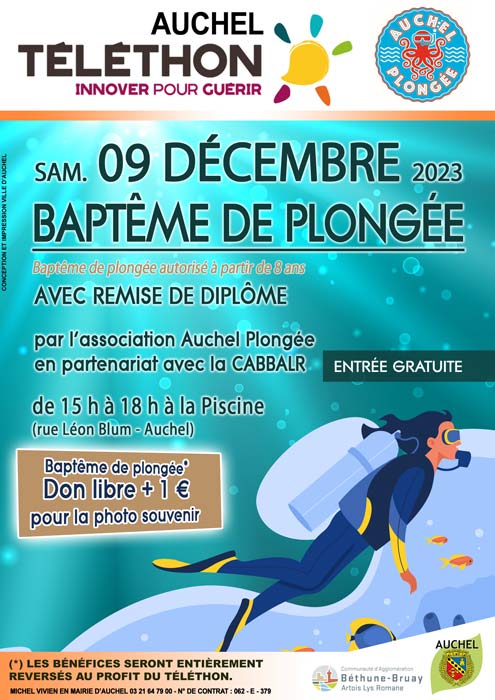 BAPTÊME DE PLONGÉE TELETHON