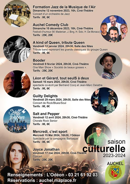 Saison Culturelle 2023 – 2024