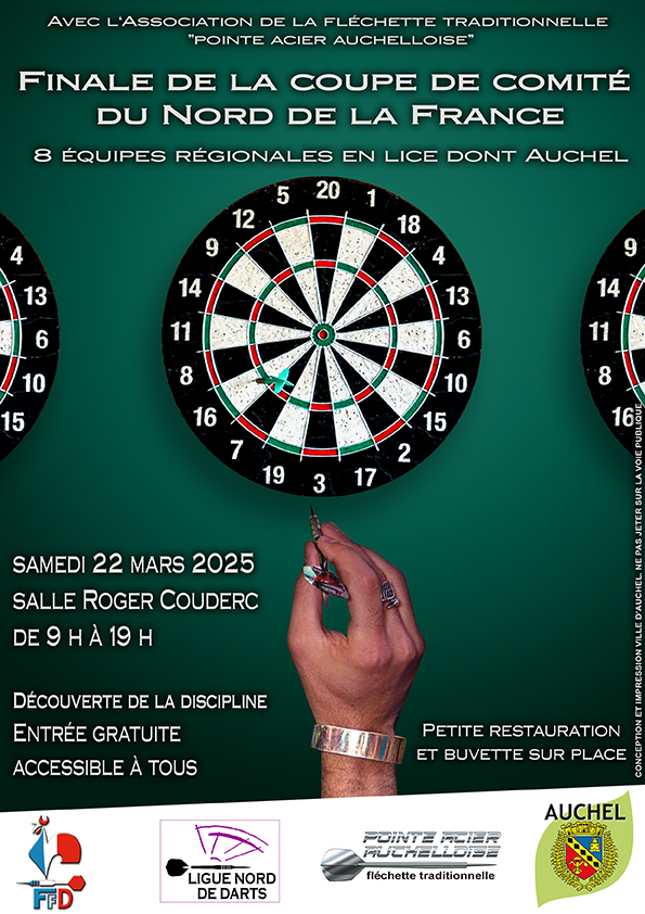 Finale de la coupe de fléchettes du Nord