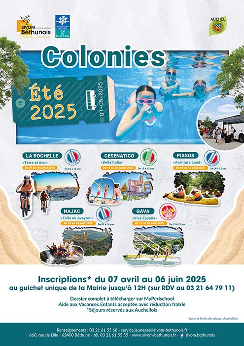 COLONIES ÉTÉ 2025