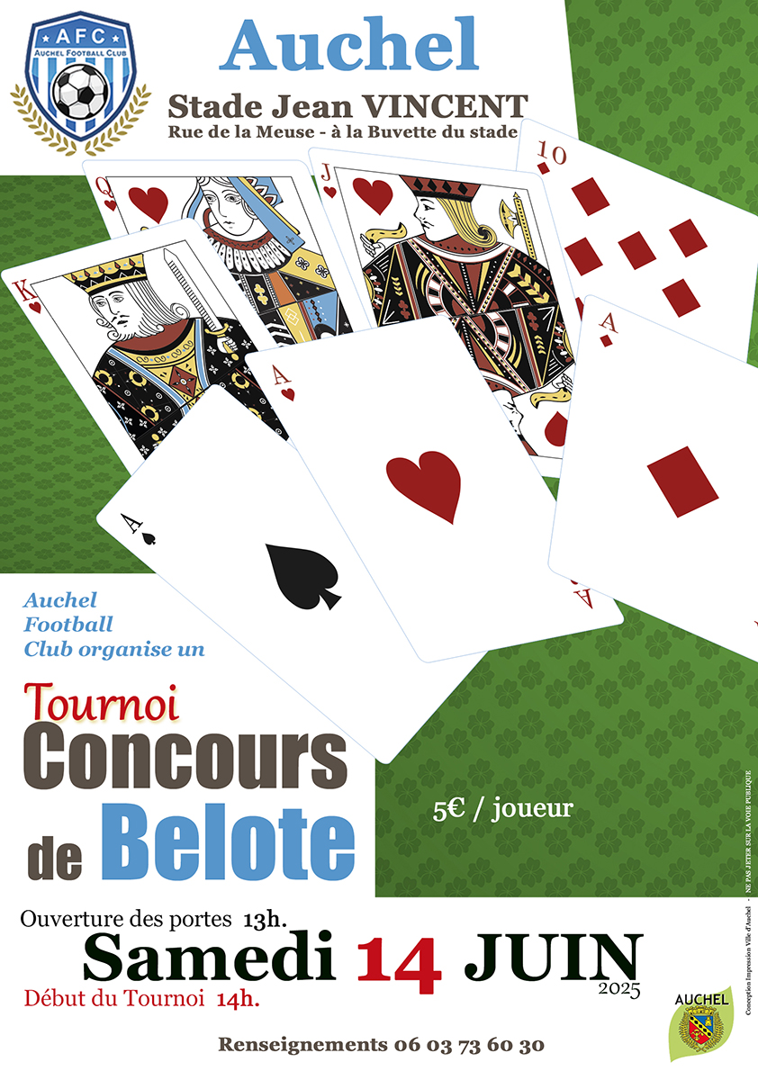 Tournoi de belote de l’AFC