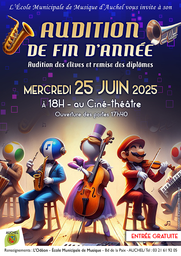 Audition de l’école de musique