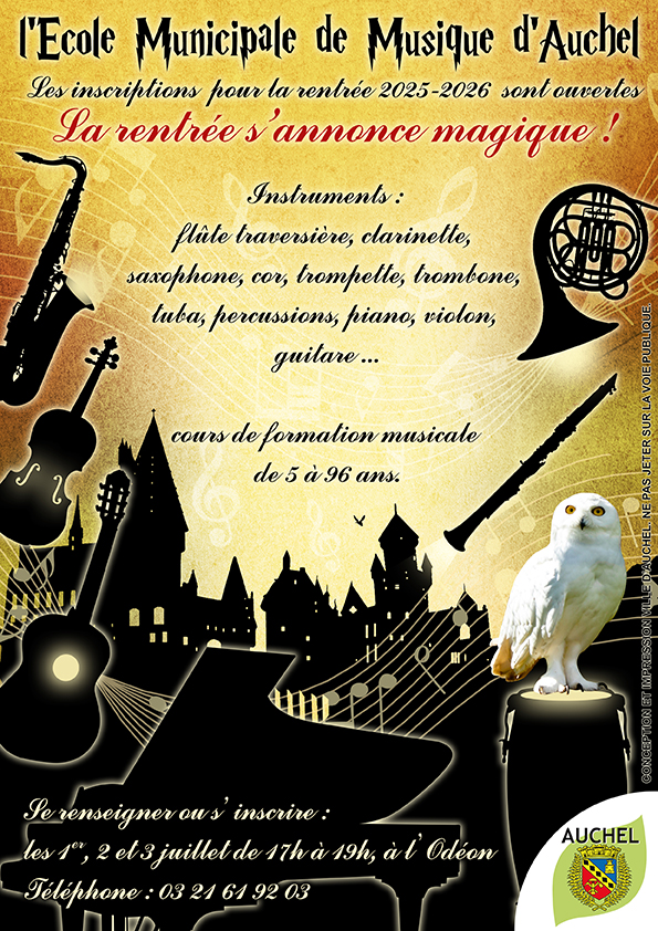 inscription à l’école de musique