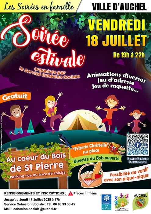 SOIRÉE ESTIVALE EN FAMILLE