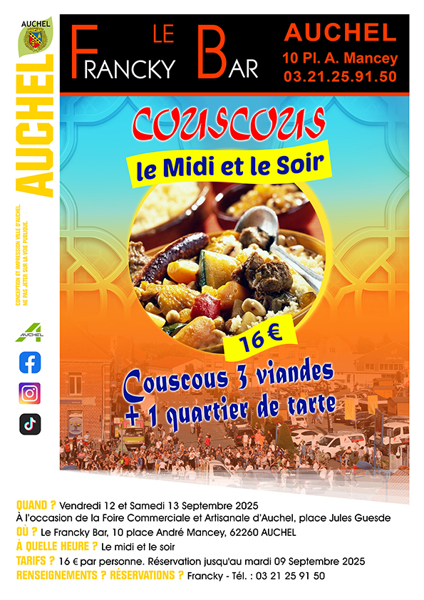 Couscous au Francky Bar