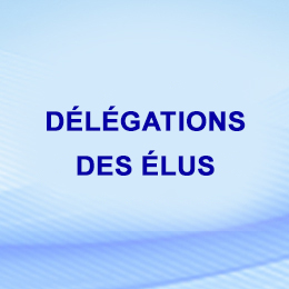 DÉLÉGATIONS DES ÉLUS