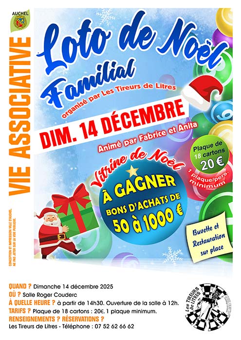 LOTO DE NOËL FAMILIAL