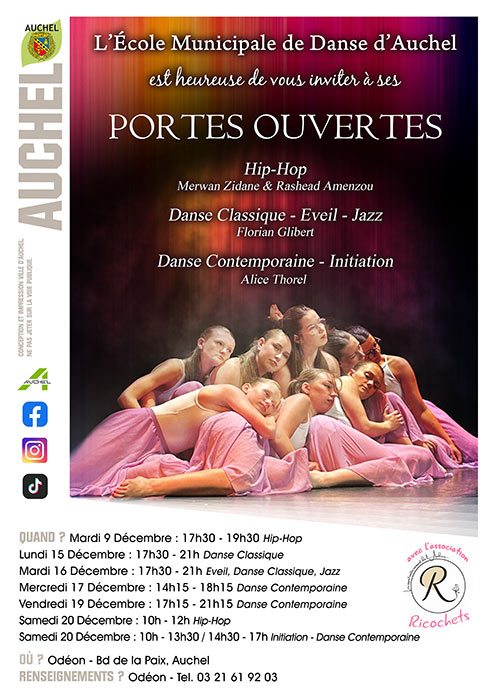PORTES OUVERTES DE L’ÉCOLE MUNICIPALE DE DANSE
