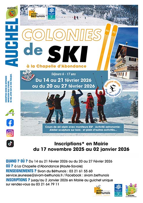 COLONIES DE SKI