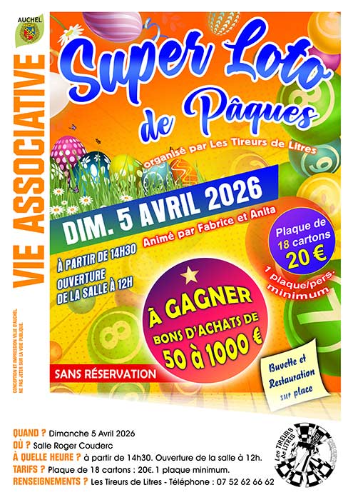 SUPER LOTO DE PÂQUES