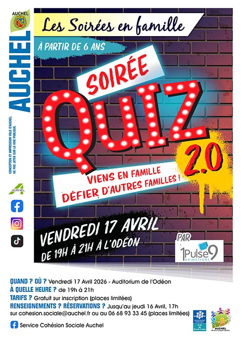 Soirée Quiz 2.0 en famille