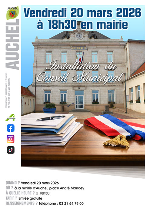 INSTALLATION DU CONSEIL MUNICIPAL