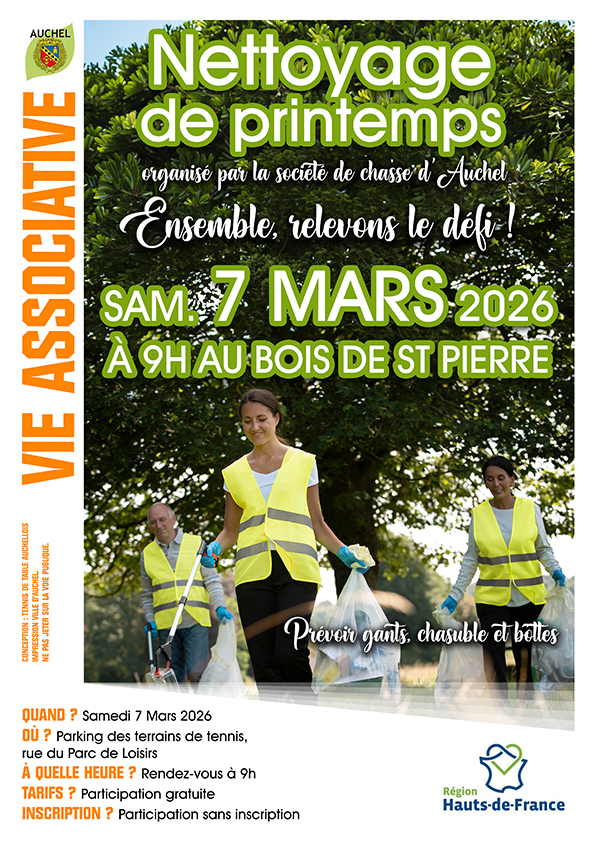 Nettoyage de printemps