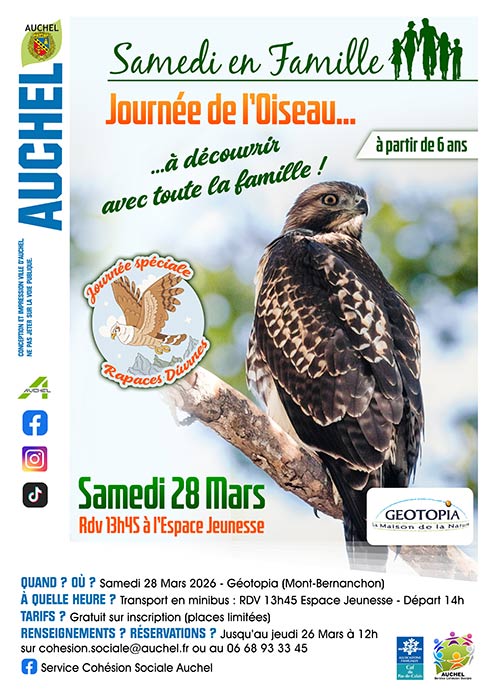Samedi en famille « Journée de l&rsquo;oiseau »