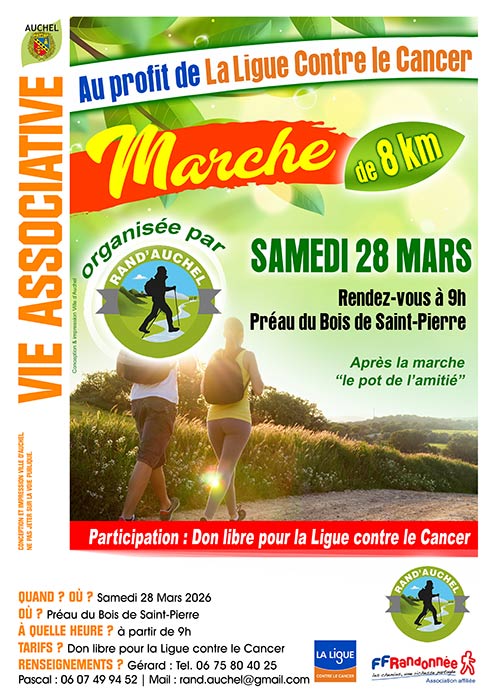 MARCHE AU PROFIT DE LIGUE CONTRE LE CANCER