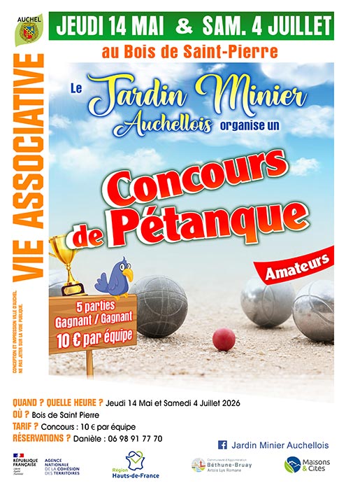 CONCOURS DE PÉTANQUE