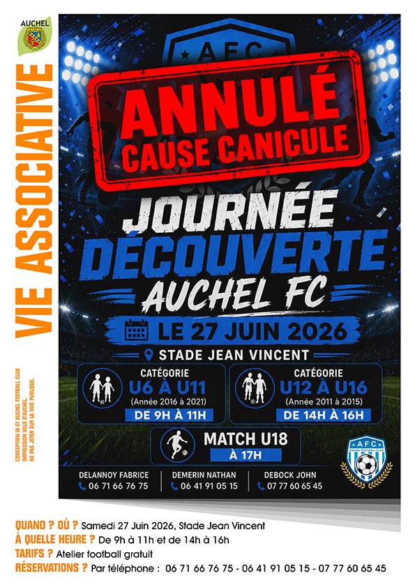 [ANNULÉ] JPO AFC