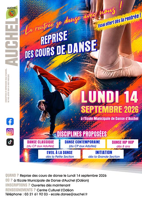 Rentrée des cours de danse