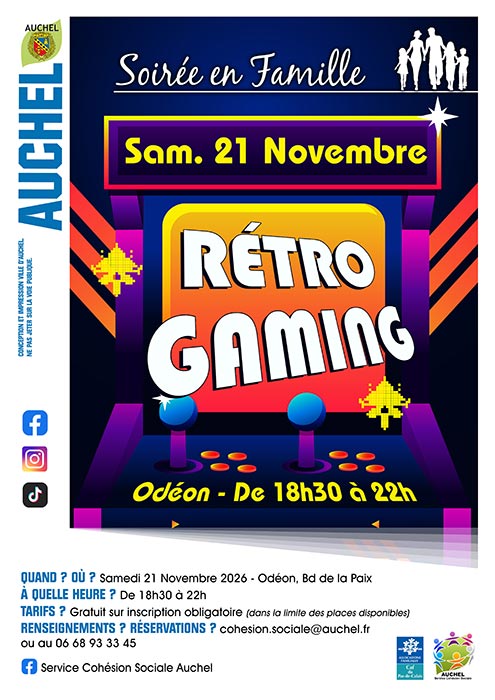 SOIRÉ EN FAMILLE RÉTRO GAMING