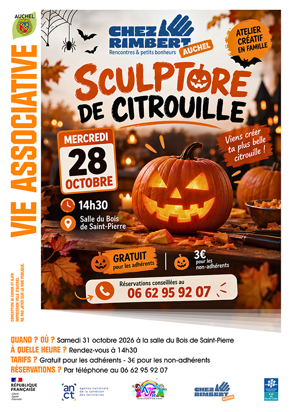 Sculpture de citrouille